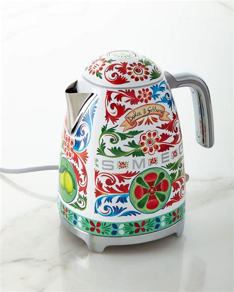 smeg tea kettle dolce gabbana|dolce and gabbana electric kettle.